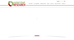 Desktop Screenshot of marketstreetresearch.com